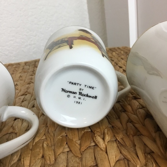 Vintage Norman Rockwell, 1981 coffee/tea cups - Picture 9 of 11